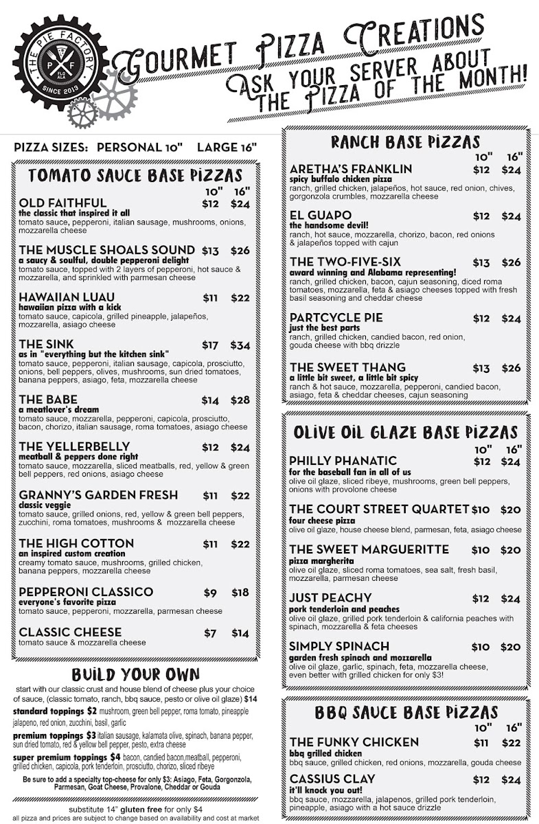 Menu The Pie Factory (Jasper)-1